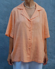 Carregar imagem no visualizador da galeria, Camisa bordado flores laranja Ispari
