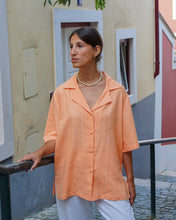 Carregar imagem no visualizador da galeria, Camisa bordado flores laranja Ispari
