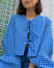 Carregar imagem no visualizador da galeria, Camisa Vichy azul Ispari
